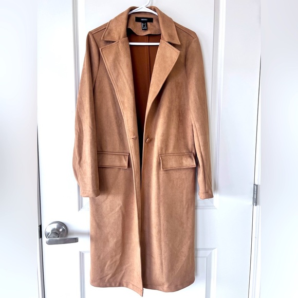 Forever 21 Camel Trench Coat Classic Style - Picture 4 of 9